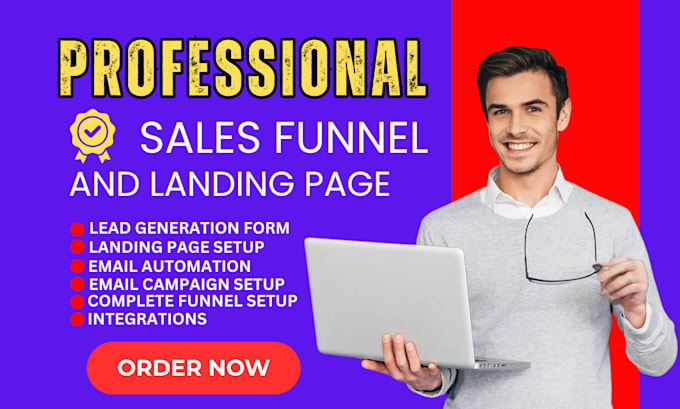 Bestseller - bulild sales funnel landing page on systeme io, gohighlevel, clickfunnel, kajabi