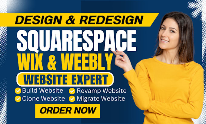 Bestseller - build squarespace website, squarespace ecommerce redesign wix, weebly website