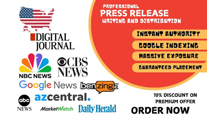 Gig Preview - Do press release writing, submit press release and press release distribution