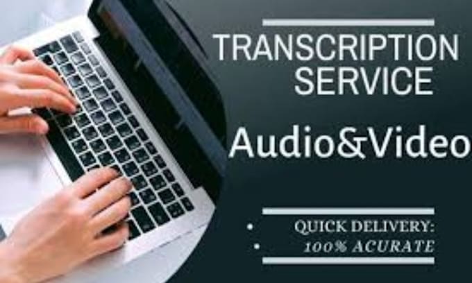 Gig Preview - Transcribe audio to text and do video transcription