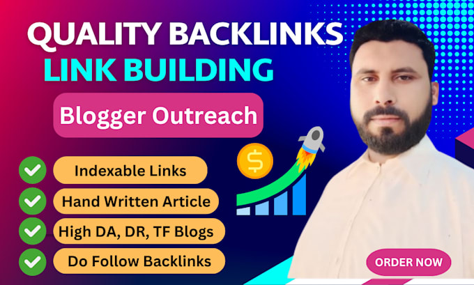 Bestseller - do SEO link building with quality backlinks,blogger outreach