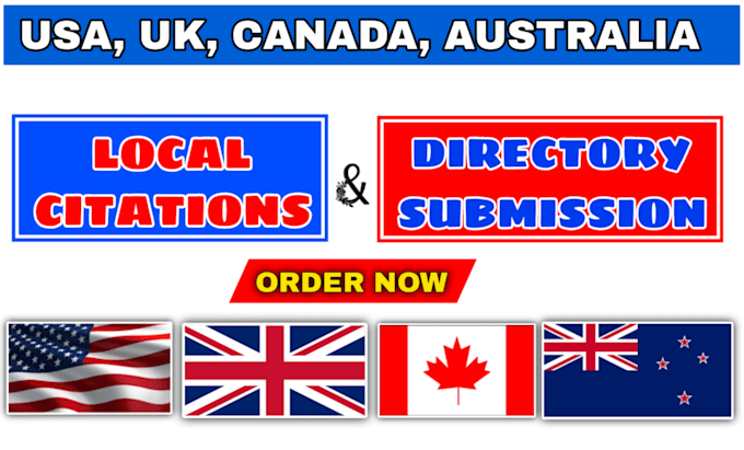 Gig Preview - Do USA, UK, canada, australian local citations and business directories