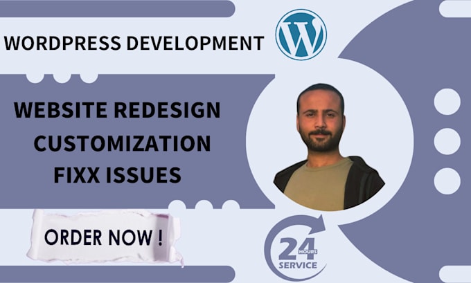 Gig Preview - Do wordpress website development rebuild customization and updates