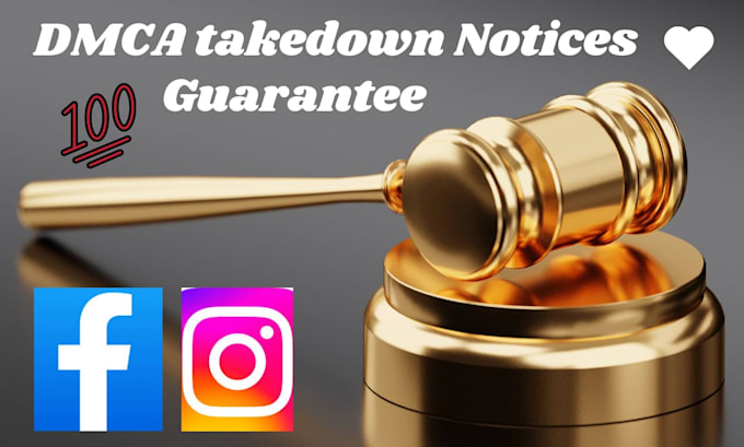 Gig Preview - Remove copyright content from facebook and instagram under dmca