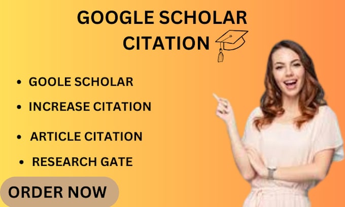 Gig Preview - Backdate citation, increase google scholar citation