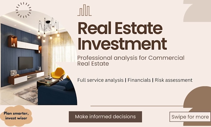 Gig Preview - Do investment analysis for the commercial real estate market