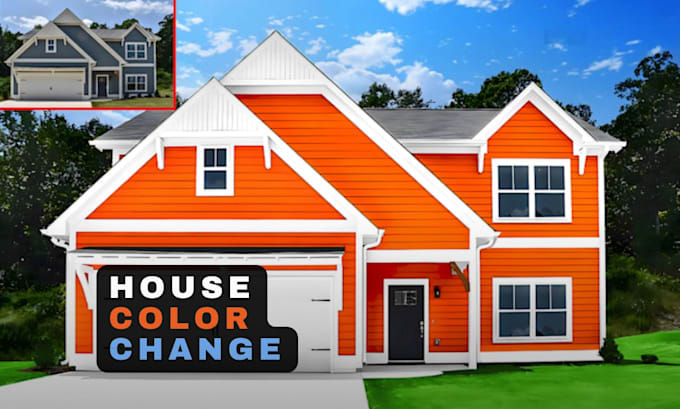 Gig Preview - Change your house wall color and remodel on photoshop