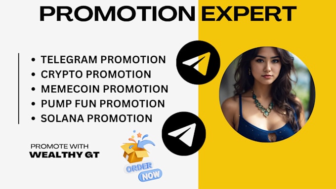 Gig Preview - Do pump fun promotion, token pump fun, telegram promotion, moonshot presale