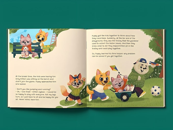 Gig Preview - Do children book illustration, illustrate 2d or 3d kids story book illustration