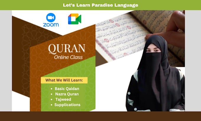 Gig Preview - Teach quran with proper tajweed for accurate recitation