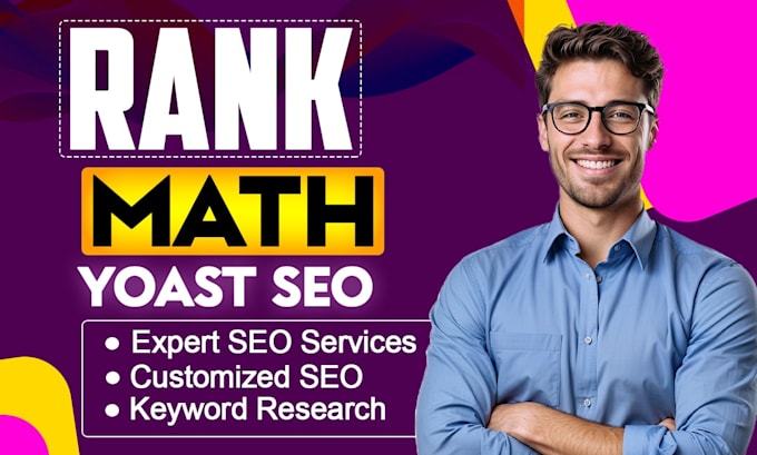 Gig Preview - Do wordpress on page SEO optimization with rankmath and yoast