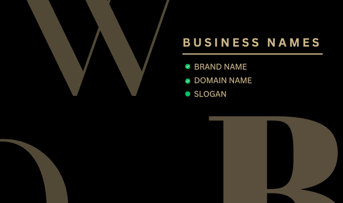 Bestseller - create unique business name and memorable slogan expert help