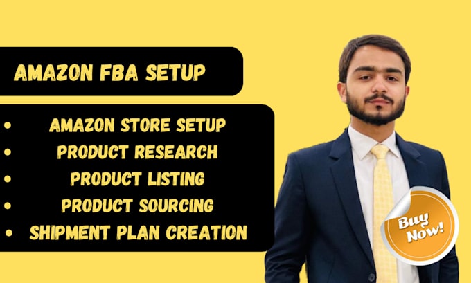 Gig Preview - Setup amazon fba store and find winning products and list it