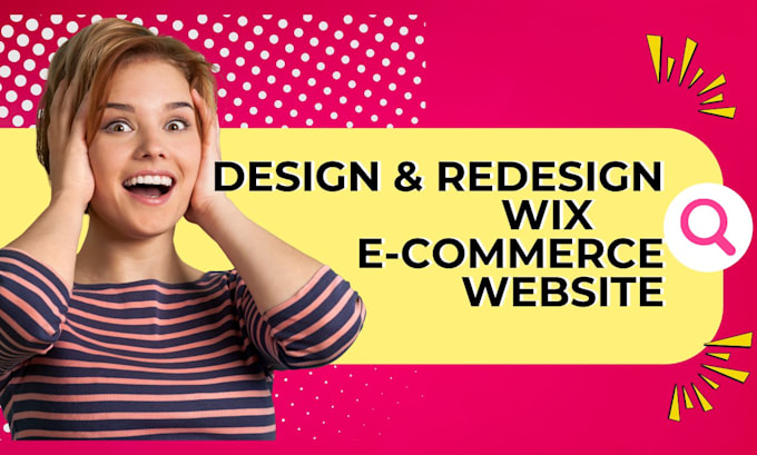 Gig Preview - Design redesign wix website wix ecommerce online store online business website