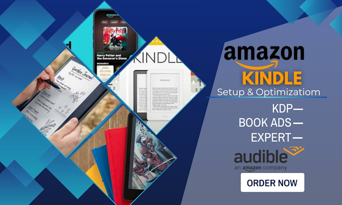 Gig Preview - Set up amazon book ads kindle PPC campaigns to boost sales only on  amazon