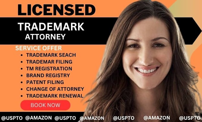 Bestseller - be your licensed trademark attorney, patentattorney, amazon brand registry