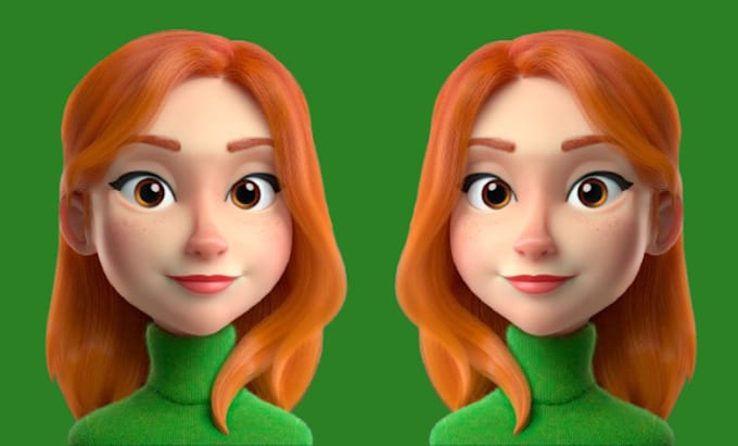 Gig Preview - 3d cartoon character model, realistic character 3d stylized character animation