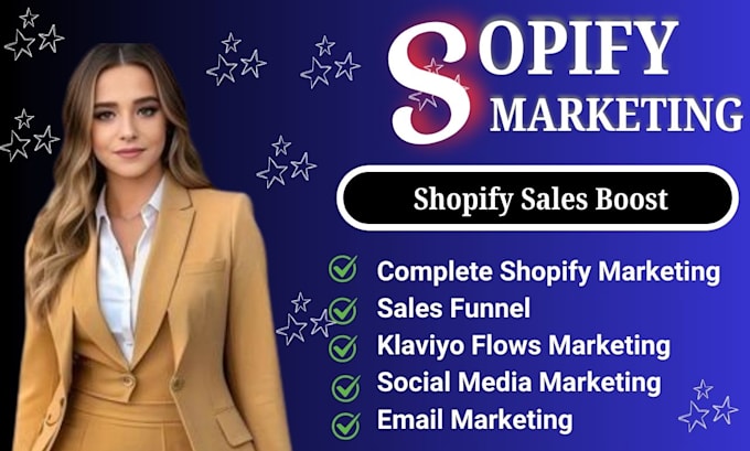 Gig Preview - Promote shopify dropshipping website boost shopify sales