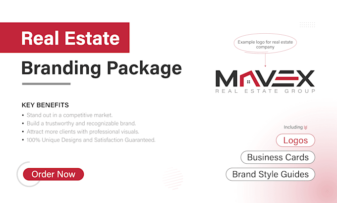 Gig Preview - Create a branding package for real estate professionals