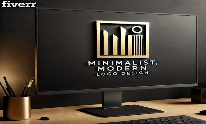 Gig Preview - Design a minimalist, modern, and sleek logo for your brand