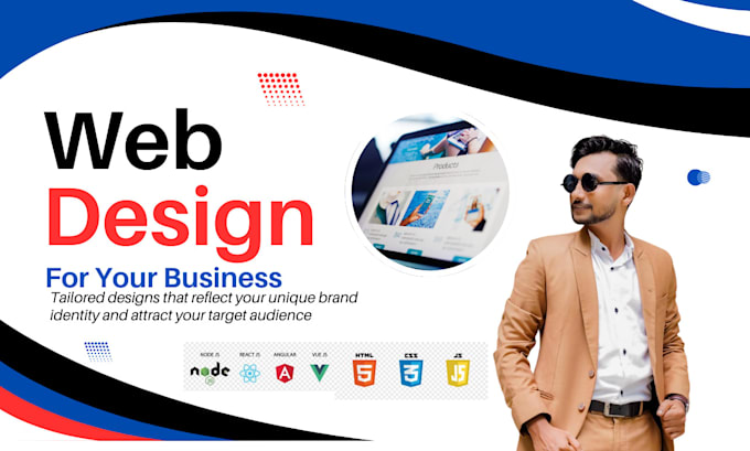 Bestseller - make a unique modern website design or landing page design