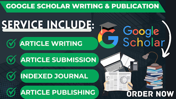 Gig Preview - Backdate, write and publish article in peer reviewed google scholar indexed