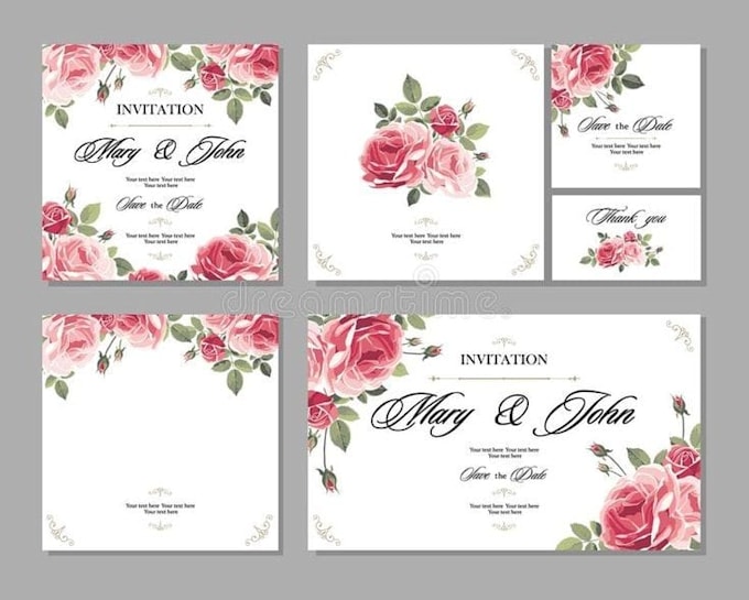 Gig Preview - Design wedding function invitations card in 24 hours