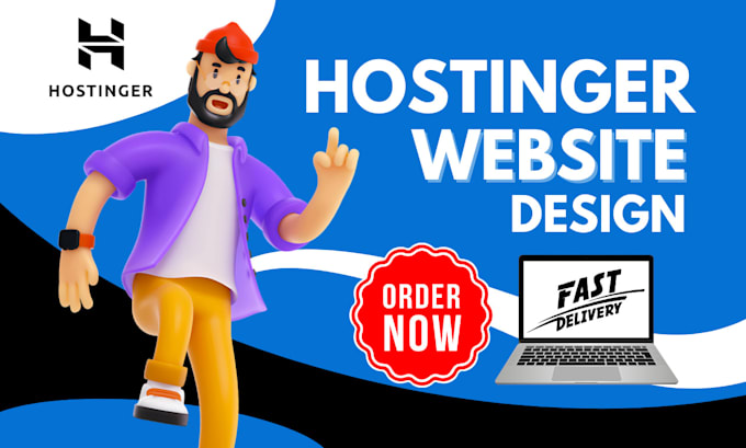 Gig Preview - Hostinger website design hostinger website redesign hostinger website design