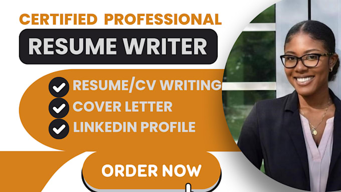 Gig Preview - Write a professional CV, resume, cover letter and optimize your linkedin