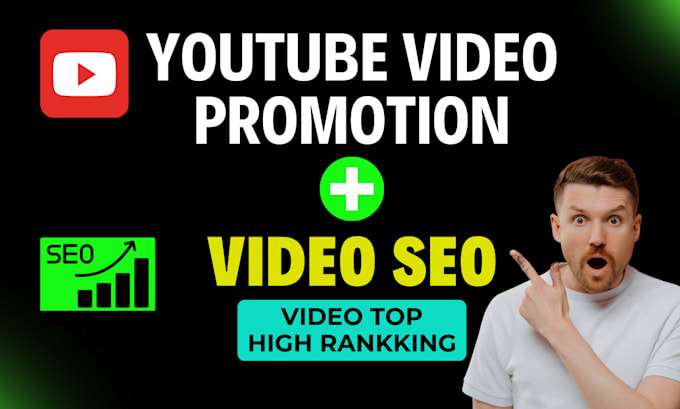 Gig Preview - Provide your youtube video promotion and SEO optimization for top search ranking