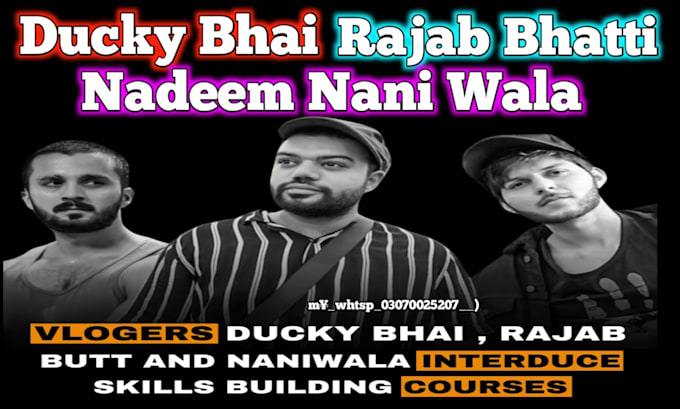 Bestseller - ducky bhai nadeem nani wala rajab bhatti youtube course