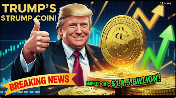 Bestseller - trump coin trump meme coin trump token meme coin crypto token crypto meme video