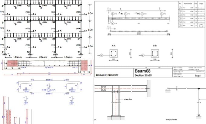 Gig Preview - Do structural analysis, 2d architectural floor plan drawings, load calculations