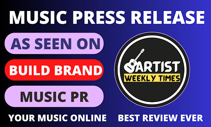 Gig Preview - Write and publish a music press release and review in 12 hrs