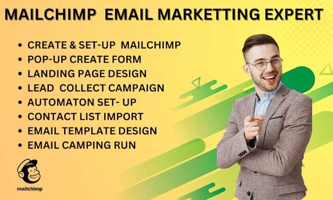 Gig Preview - Do create and manage your mailchimp email campaigns