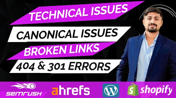 Gig Preview - Fix 404 broken links and canonical issues on your website