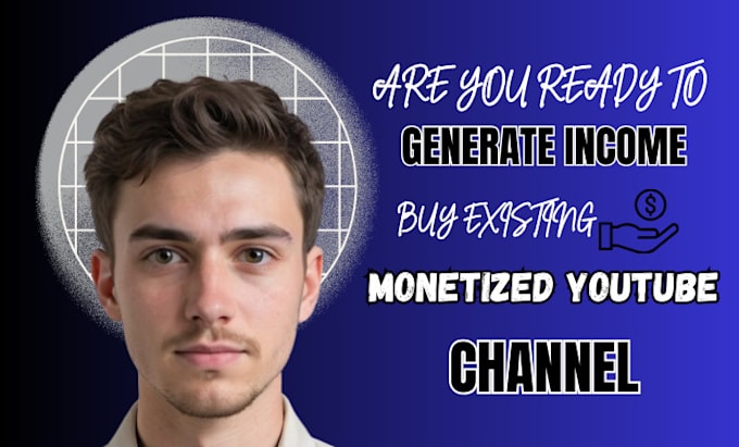 Gig Preview - Create, manage and buy monetize youtube channel