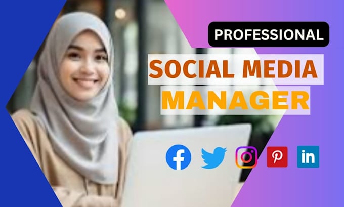 Gig Preview - Be your social media marketing manager and assistant