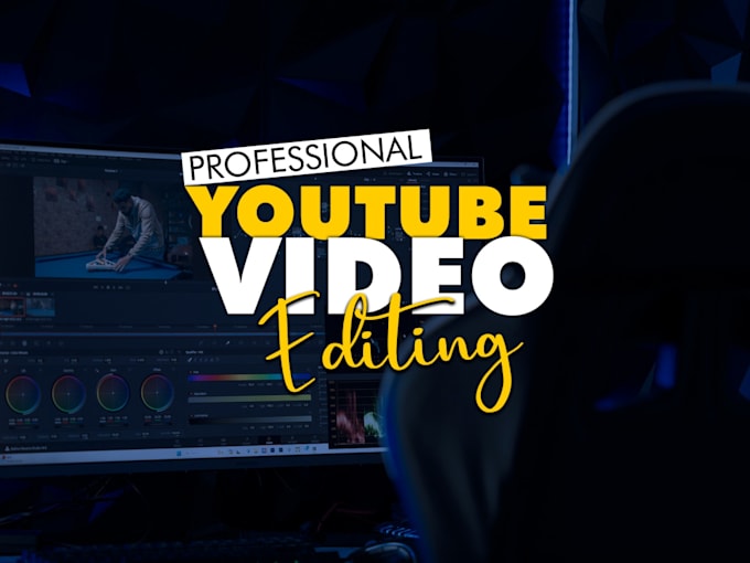 Gig Preview - Do professional youtube video editing within 24 hours