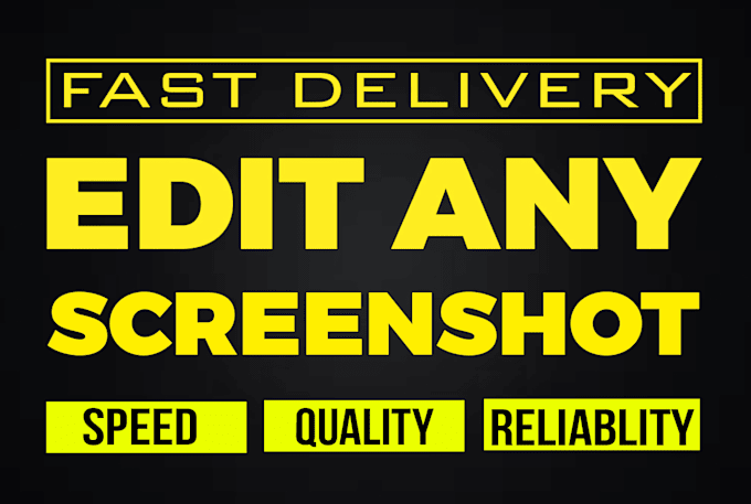 Bestseller - add or remove anything from screenshot editing in just 1 hour