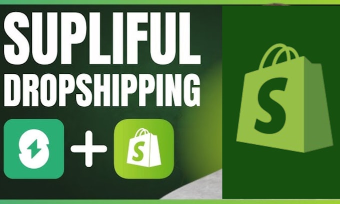 Gig Preview - Shopify dropshipping store via supliful, dsers, supplement product label design