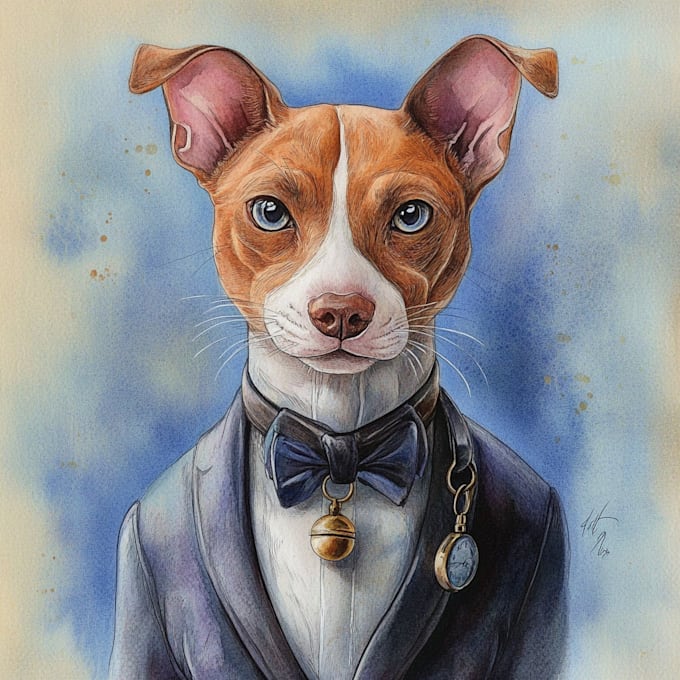 Bestseller - create a watercolor portrait of your pet