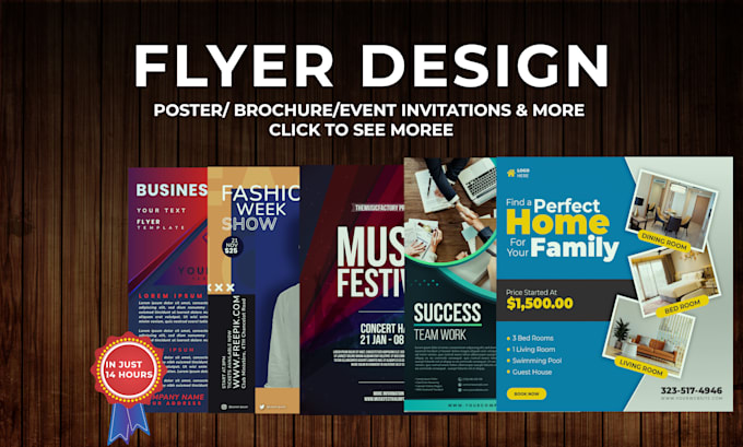 Gig Preview - Design professional flyer, brochure, poster for you