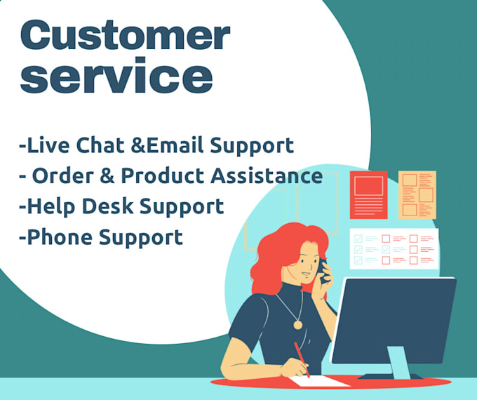 Gig Preview - Customer service and client support virtual assistant for businesses