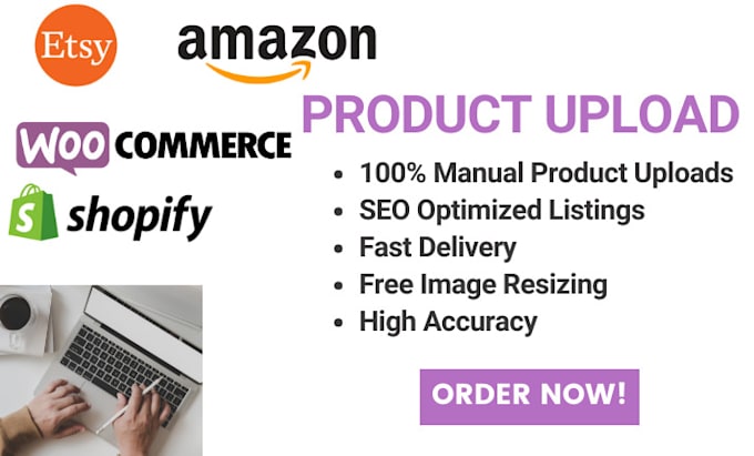 Gig Preview - Add hot and winning product to your shopify, woo commerce, amazon, etsy