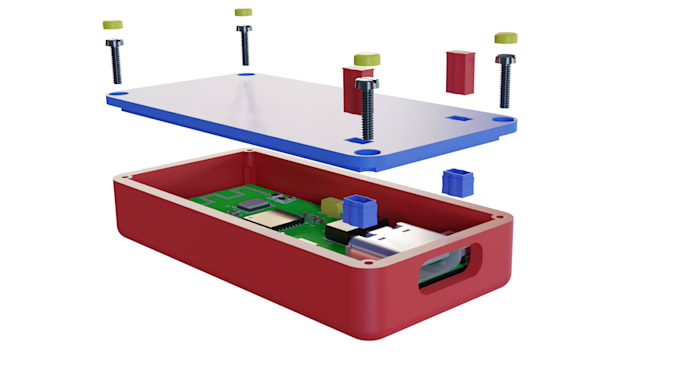 Gig Preview - Do custom enclosures for pcb designs, electronics  using freecad