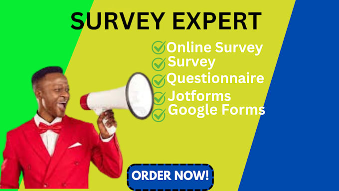 Gig Preview - Do online survey, google forms, questionnaire and jotform