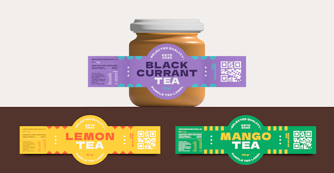 Gig Preview - Professional product label design and packaging