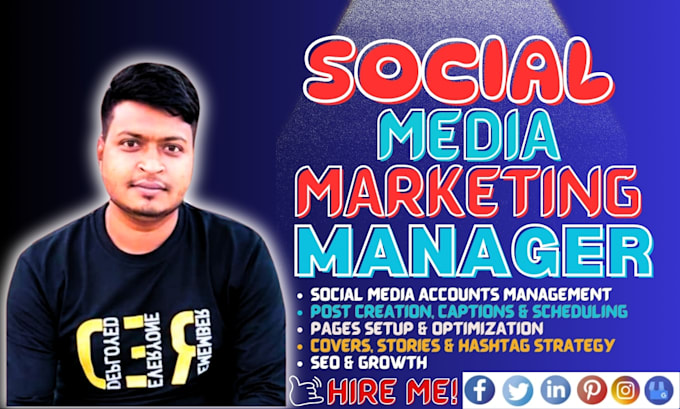 Gig Preview - Be your expert social media marketing manager and content creator