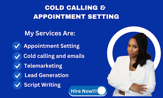 Gig Preview - Do telemarketing cold calling and appointment setting